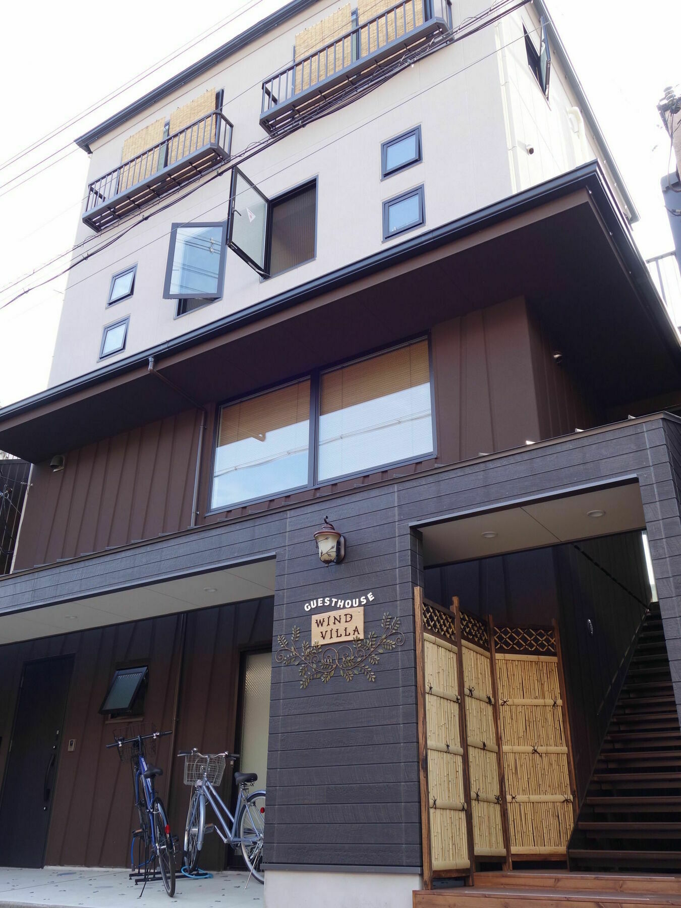 Guesthouse Wind Villa Kyoto Quioto Exterior foto